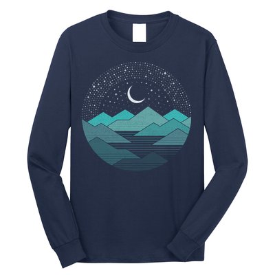 Mountain Moonlight Long Sleeve Shirt