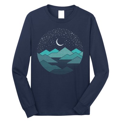 Mountain Moonlight Long Sleeve Shirt