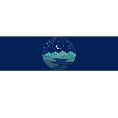 Mountain Moonlight Bumper Sticker