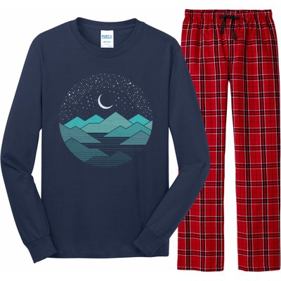 Mountain Moonlight Long Sleeve Pajama Set