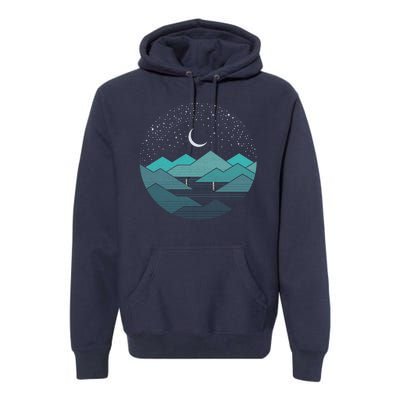 Mountain Moonlight Premium Hoodie