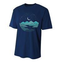 Mountain Moonlight Performance Sprint T-Shirt