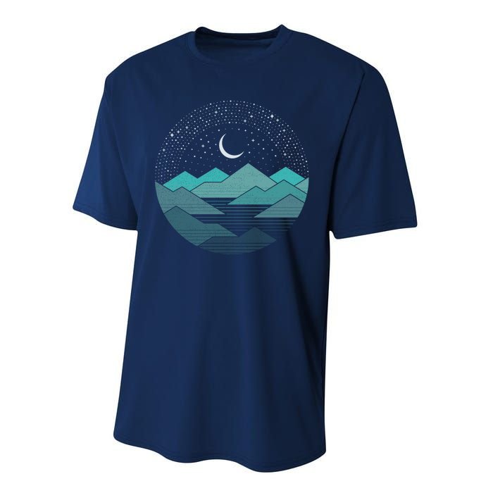 Mountain Moonlight Performance Sprint T-Shirt