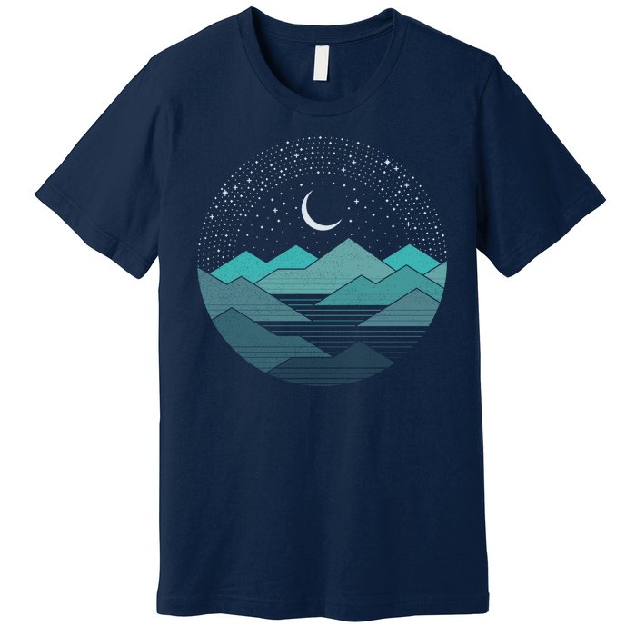 Mountain Moonlight Premium T-Shirt