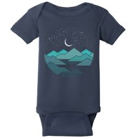 Mountain Moonlight Baby Bodysuit