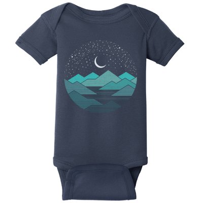 Mountain Moonlight Baby Bodysuit