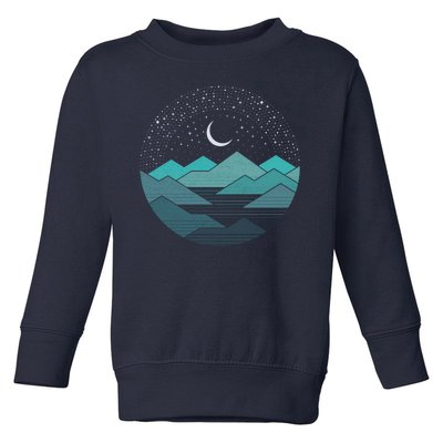 Mountain Moonlight Toddler Sweatshirt