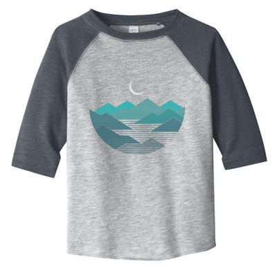 Mountain Moonlight Toddler Fine Jersey T-Shirt