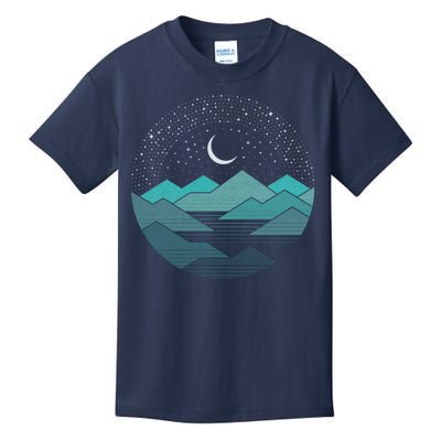 Mountain Moonlight Kids T-Shirt