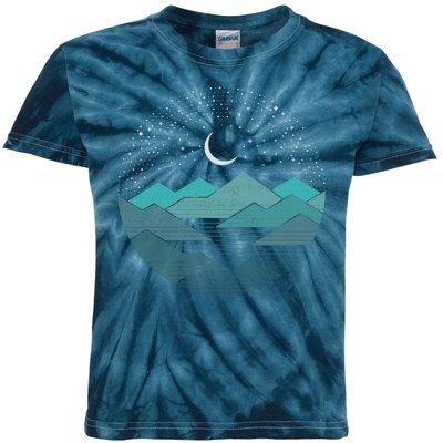 Mountain Moonlight Kids Tie-Dye T-Shirt