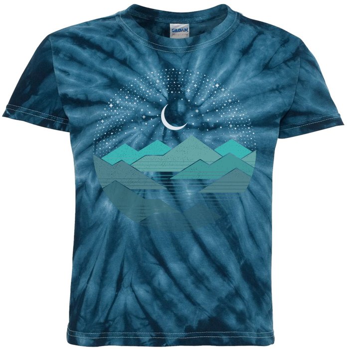 Mountain Moonlight Kids Tie-Dye T-Shirt