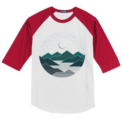 Mountain Moonlight Kids Colorblock Raglan Jersey