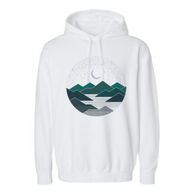 Mountain Moonlight Garment-Dyed Fleece Hoodie