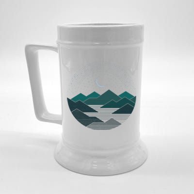 Mountain Moonlight Beer Stein