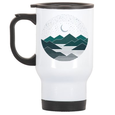 Mountain Moonlight Stainless Steel Travel Mug