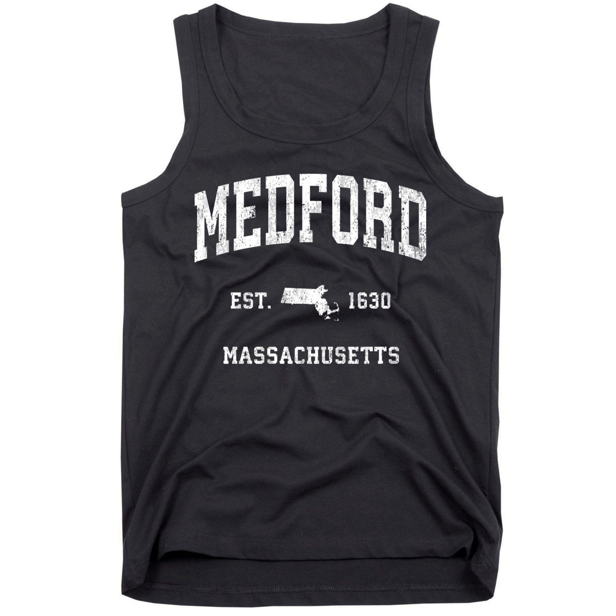 Medford Massachusetts Ma Vintage Athletic Sports Tank Top