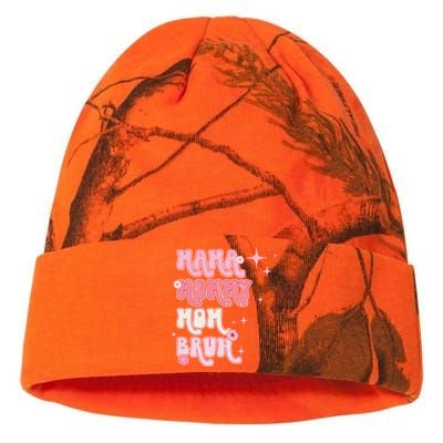 Mama Mommy Mom Bruh Fuuny Boho Mom Kati Licensed 12" Camo Beanie