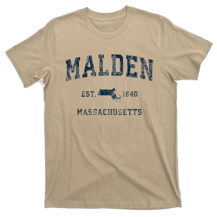 Malden Massachusetts Ma Vintage Sports T-Shirt