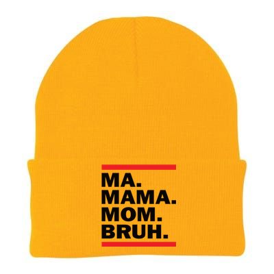 Ma Mama Mom Bruh Knit Cap Winter Beanie