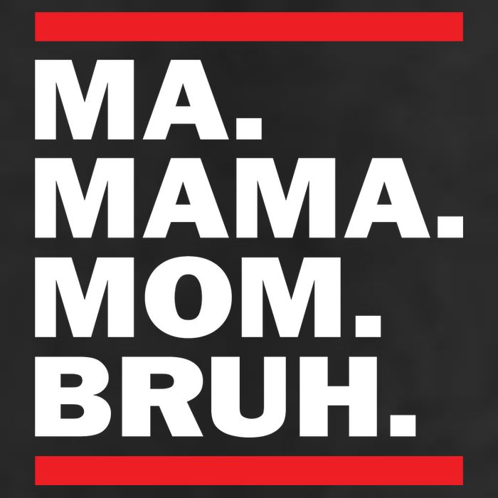 Ma Mama Mom Bruh 7 Panel Mesh Trucker Snapback Hat