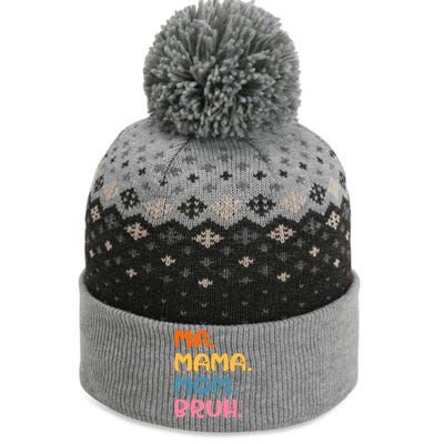 Ma Mama Mom Bruh Mother Mommy Mother's Day Humor And Funny The Baniff Cuffed Pom Beanie