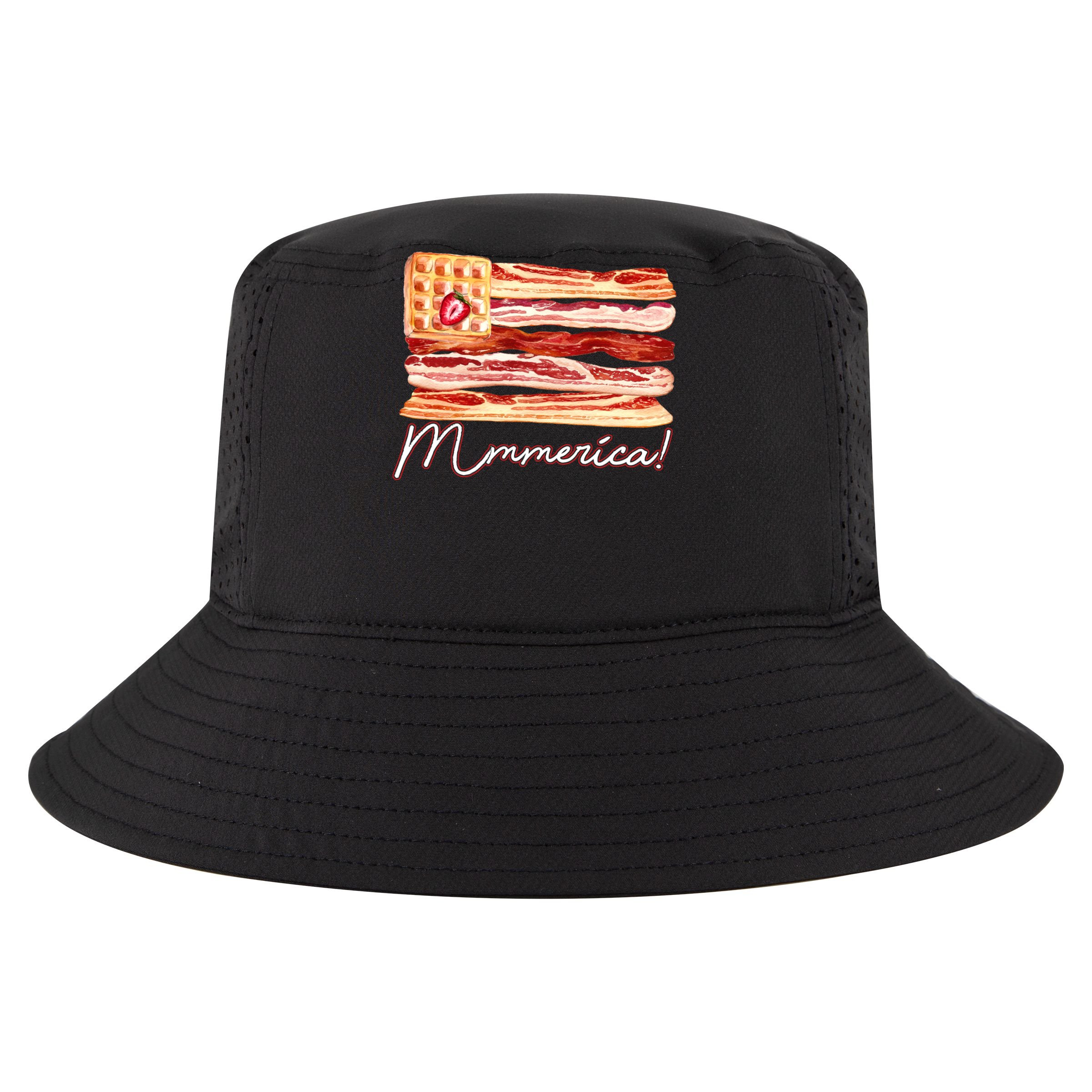 Mmmerica Bacon Waffle Merica Flag Apron