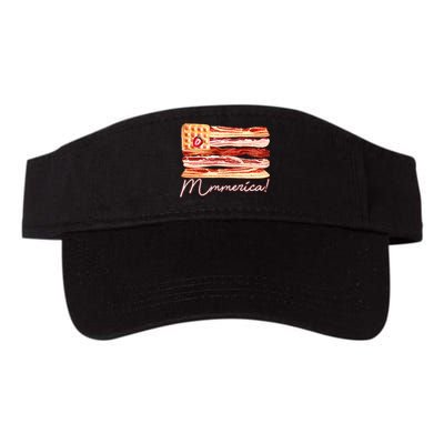 Mmmerica Bacon Waffle Merica Flag Visor