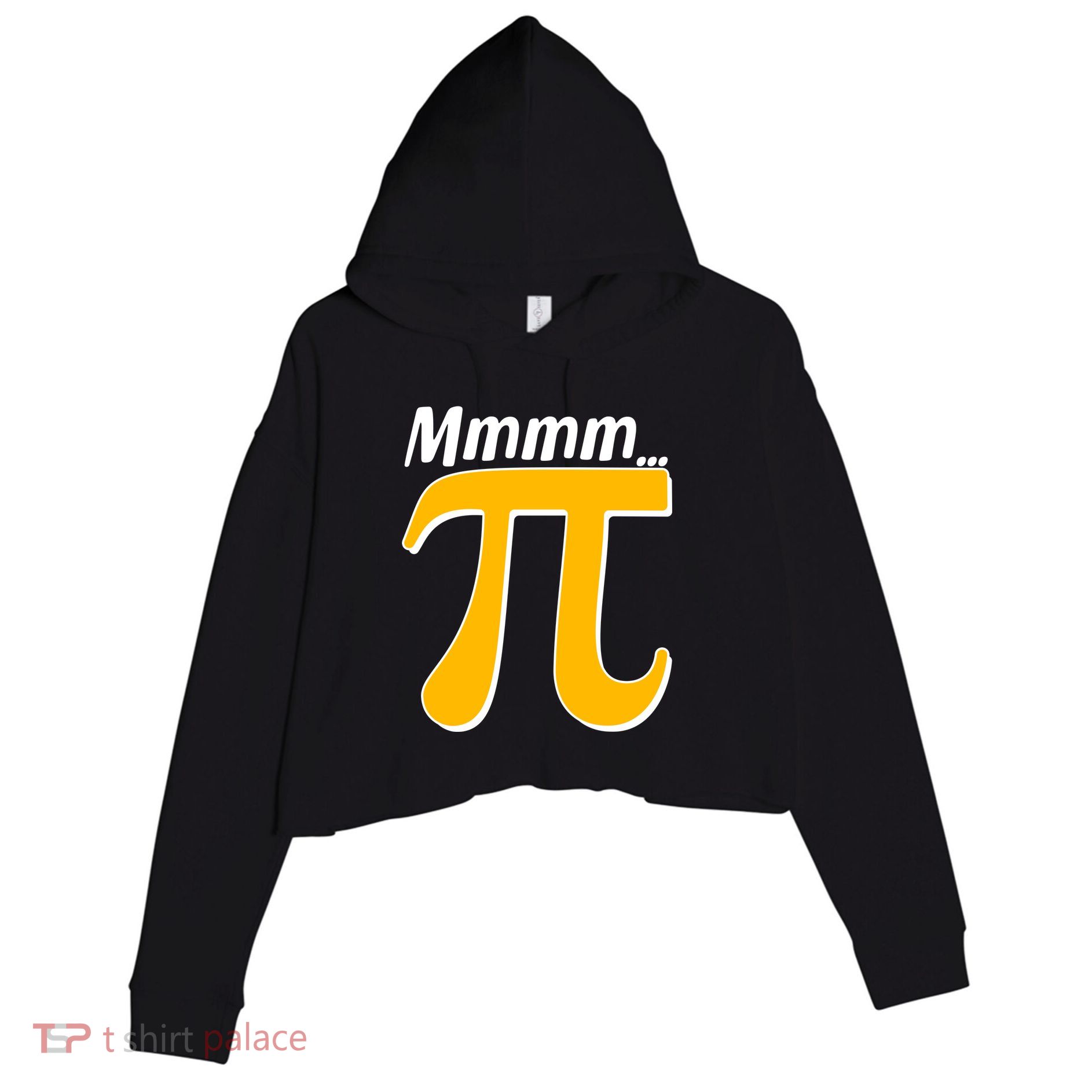 Mmmm Pi 3.14 Crop Fleece Hoodie