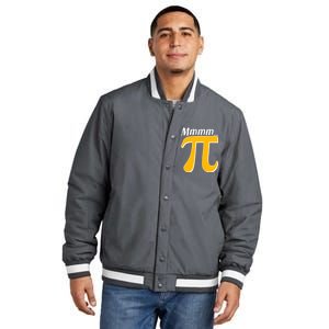 Mmmm Pi 3.14 Insulated Varsity Jacket