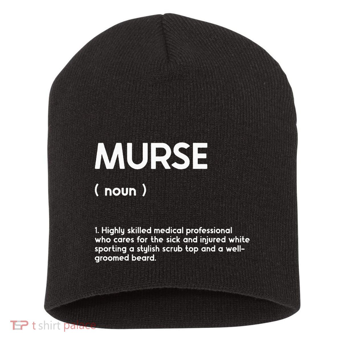 Murse Male Nurse Student Man Nurses Murse Rn Definition Short Acrylic Beanie