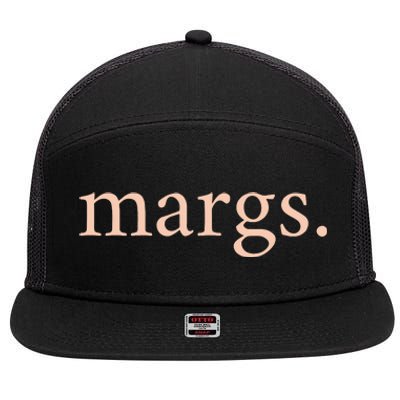 Margs Mamacita Needs A Margarita 7 Panel Mesh Trucker Snapback Hat