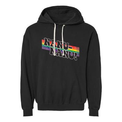 Mork & Mindy Nanu Rainbow Garment-Dyed Fleece Hoodie