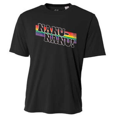 Mork & Mindy Nanu Rainbow Cooling Performance Crew T-Shirt