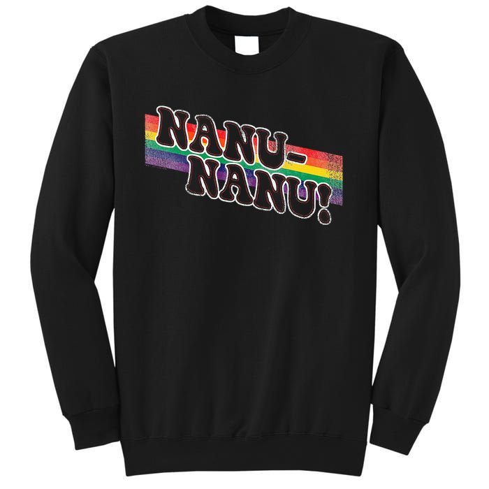 Mork & Mindy Nanu Rainbow Sweatshirt