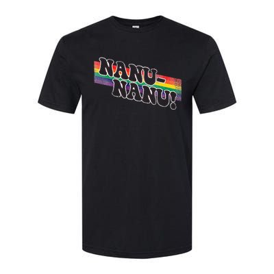 Mork & Mindy Nanu Rainbow Softstyle CVC T-Shirt