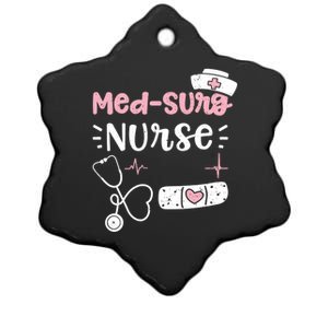 Medsurg: Medsurg Nurse Nurse Sayings Gift Ceramic Star Ornament