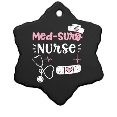 Medsurg: Medsurg Nurse Nurse Sayings Gift Ceramic Star Ornament