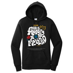 Make Money Not Friends Graffiti Hustle Entrepreneur Business Women's Pullover Hoodie