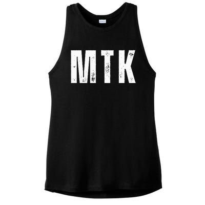 Montauk Mtk Ny Long Island Montauk New York Ny Souvenir Ladies PosiCharge Tri-Blend Wicking Tank