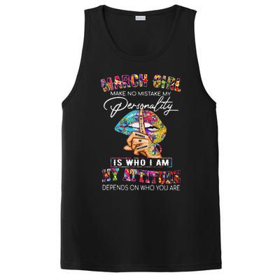 MARCH MAKE NO MISTAKE MY PERSONALITY Lips Hippie PosiCharge Competitor Tank