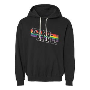 Mork & Mindy Nanu Rainbow Garment-Dyed Fleece Hoodie