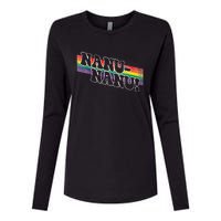 Mork & Mindy Nanu Rainbow Womens Cotton Relaxed Long Sleeve T-Shirt