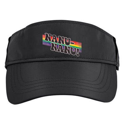 Mork & Mindy Nanu Rainbow Adult Drive Performance Visor