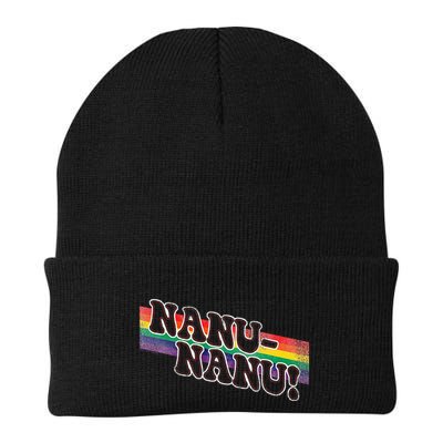 Mork & Mindy Nanu Rainbow Beanie