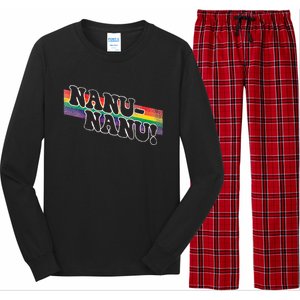 Mork & Mindy Nanu Rainbow Long Sleeve Pajama Set