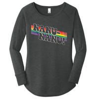 Mork & Mindy Nanu Rainbow Women's Perfect Tri Tunic Long Sleeve Shirt