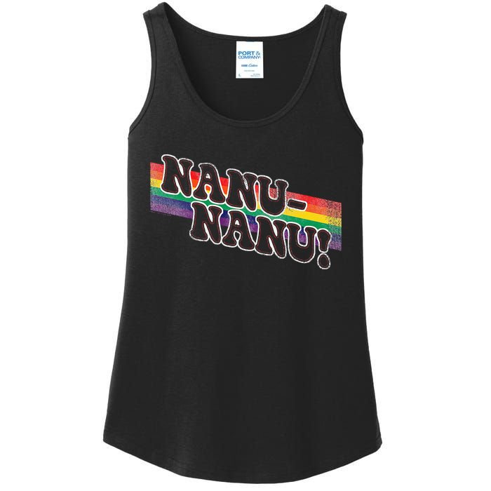 Mork & Mindy Nanu Rainbow Ladies Essential Tank