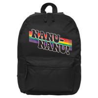 Mork & Mindy Nanu Rainbow 16 in Basic Backpack