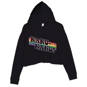 Mork & Mindy Nanu Rainbow Crop Fleece Hoodie