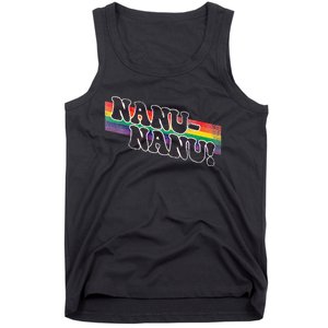 Mork & Mindy Nanu Rainbow Tank Top